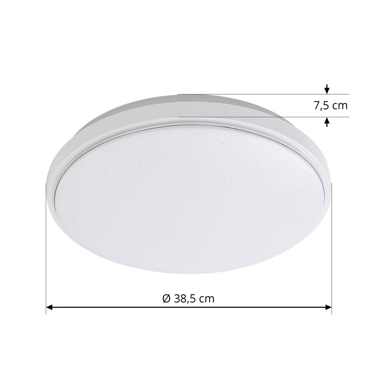 Lindby Glamo LED-loftlampe IP44 med stjerneeffekt