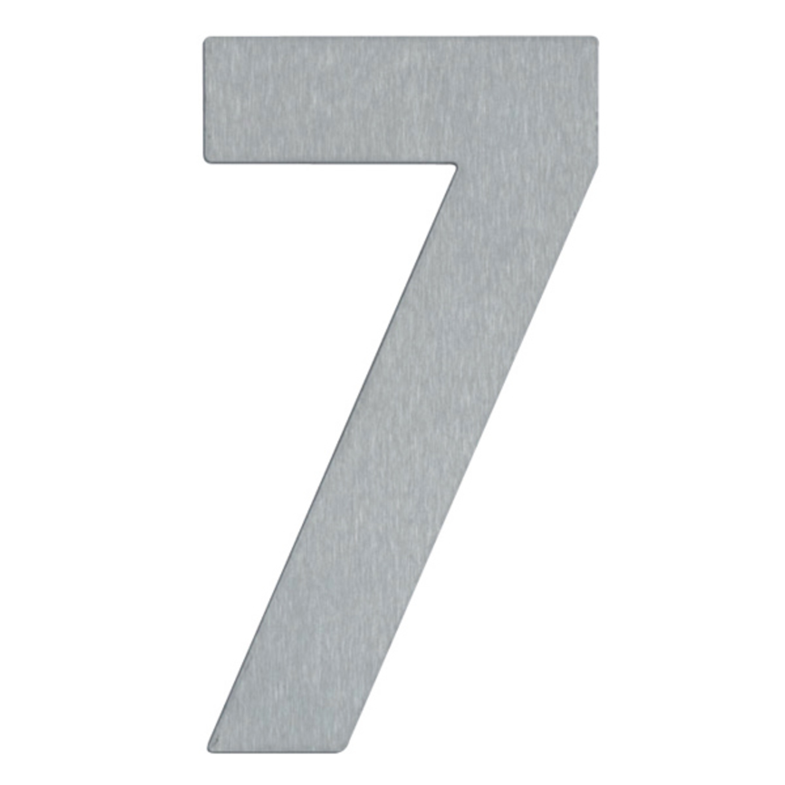 „7” házszám - rozsdamentes acél