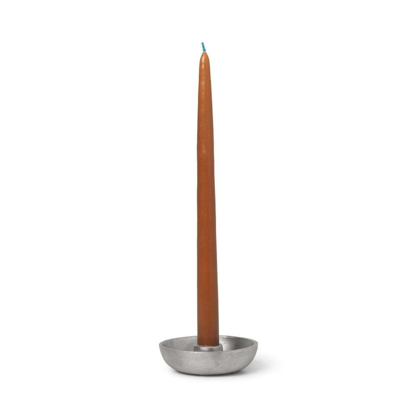 Bowl Candle Holder Single Aluminium - ferm LIVING