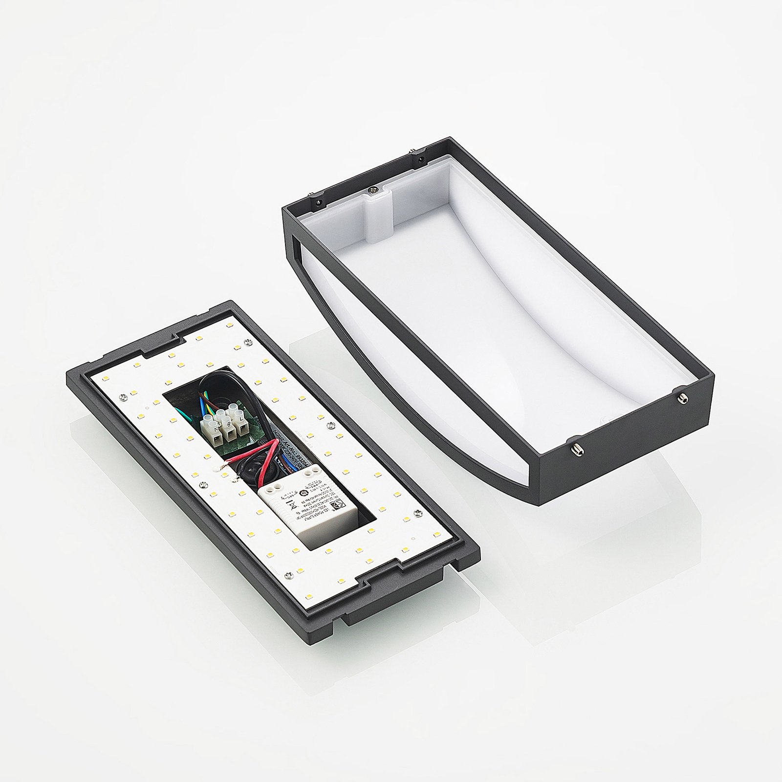 Jakari Candeeiro de Parede Exterior Dark Grey - Lindby