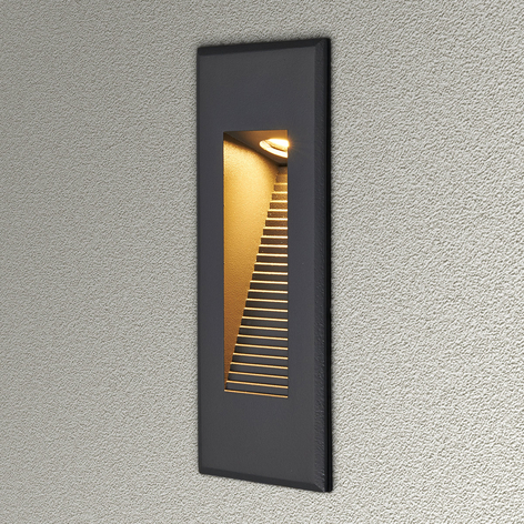 Applique encastrée LED Nuno à éclairage indirect