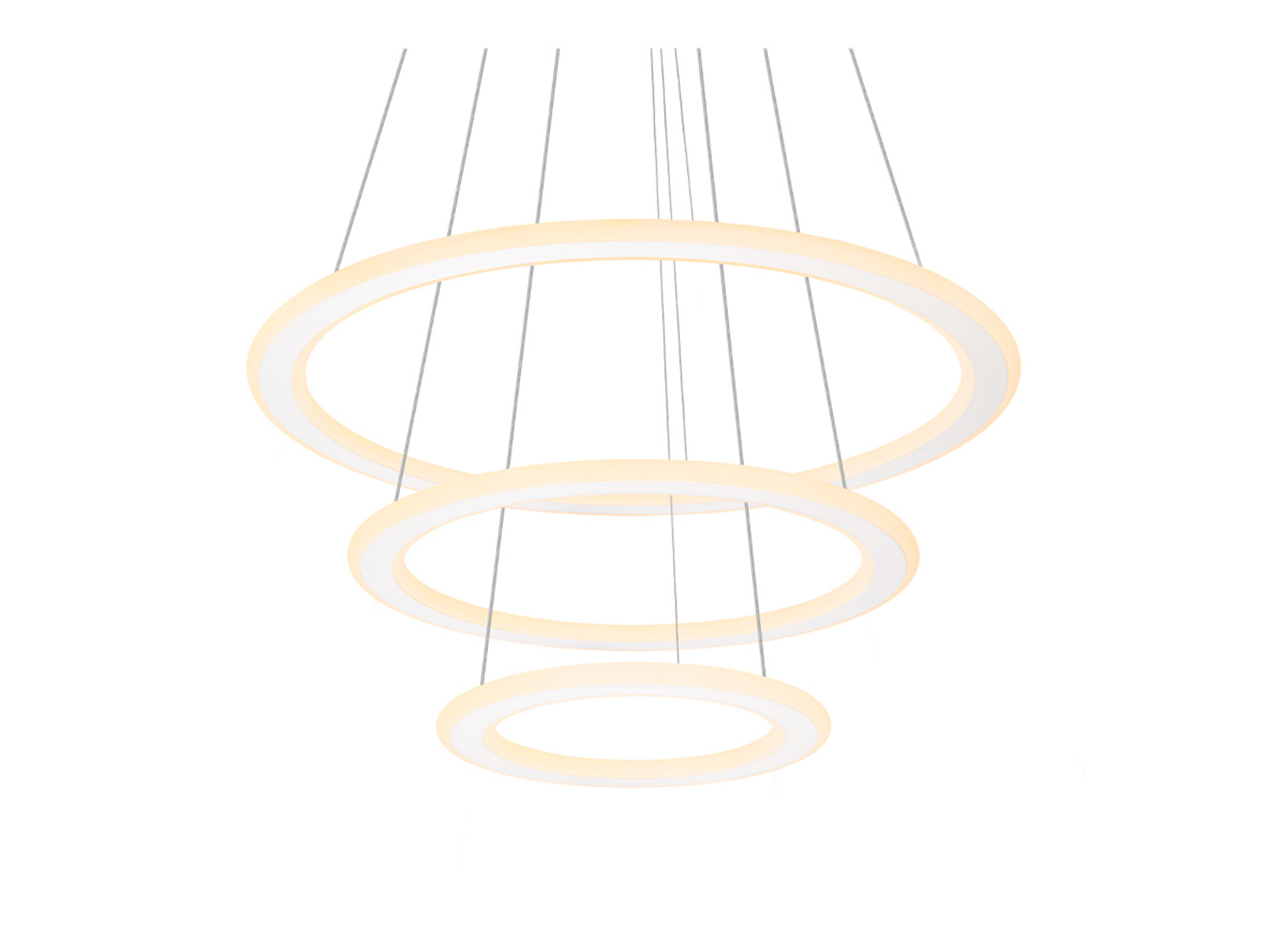 One Flat Suspension Triple 2700/3000K White - SLV