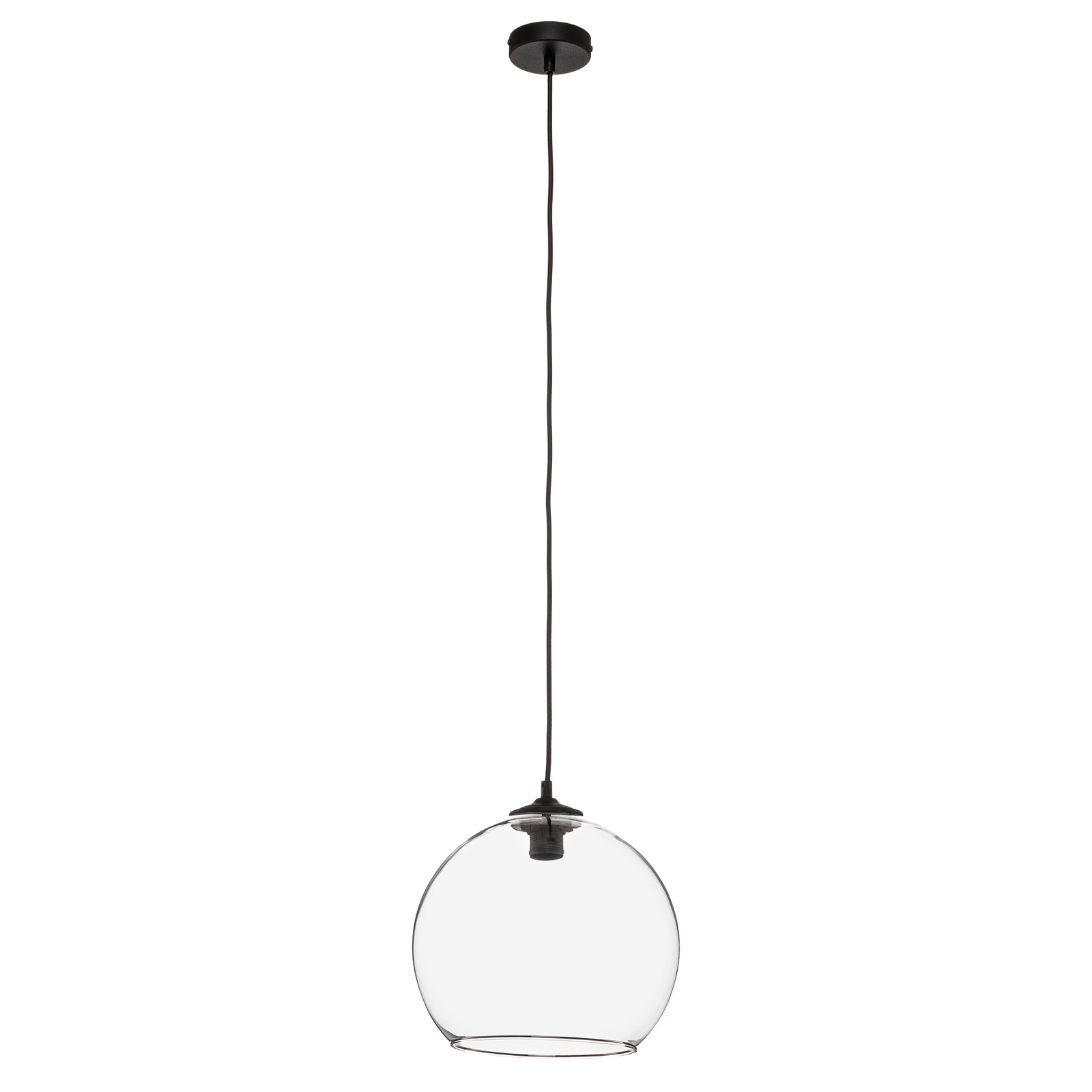 Hanging light ball glass ball shade clear Ø 30cm