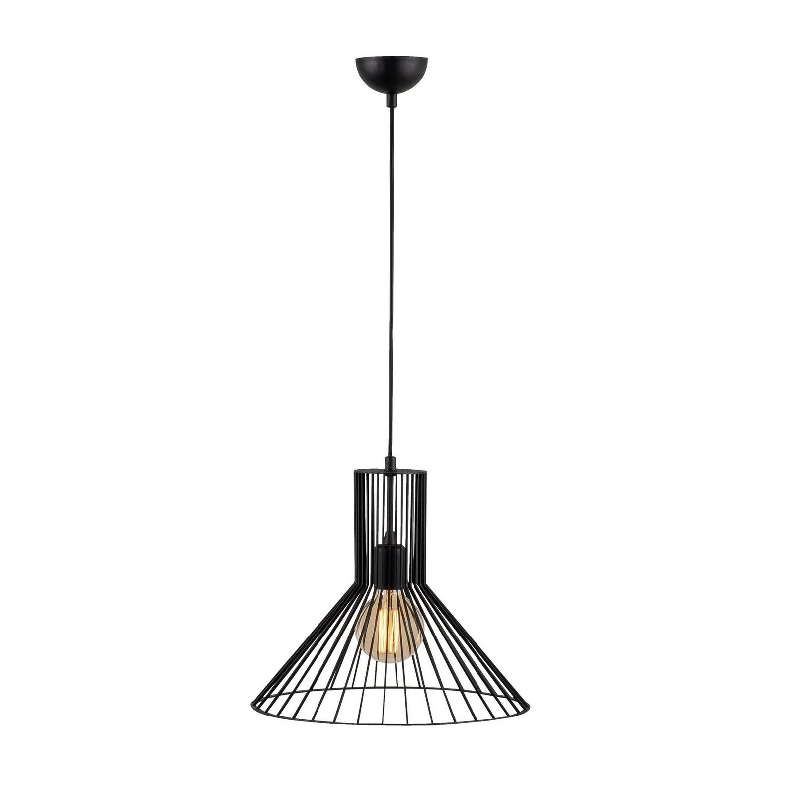 Rippvalgustid Fellini MR-757, must, metall, Ø 38 cm