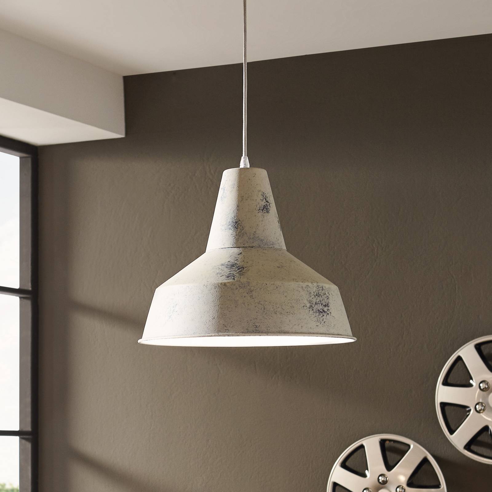 Mit weitem Schirm - Hängeleuchte Berenice günstig online kaufen