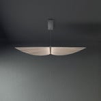 LED-Hängeleuchte SERAPH, schwarz matt, Länge 105 cm, Metall