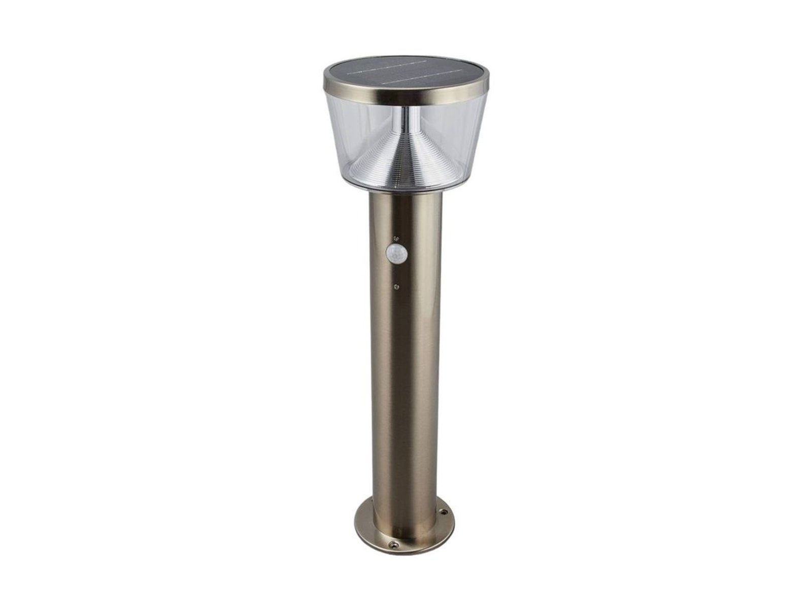 Antje LED Solar Cell Garden Lamp w/Sensor Stainless Steel - Lindby