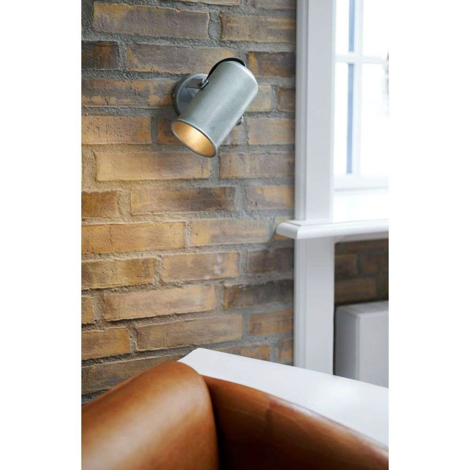 Porter Væglampe Galvanised - Nordlux