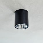 Takspotlight downlight rund i svart, Ø 13,3 cm