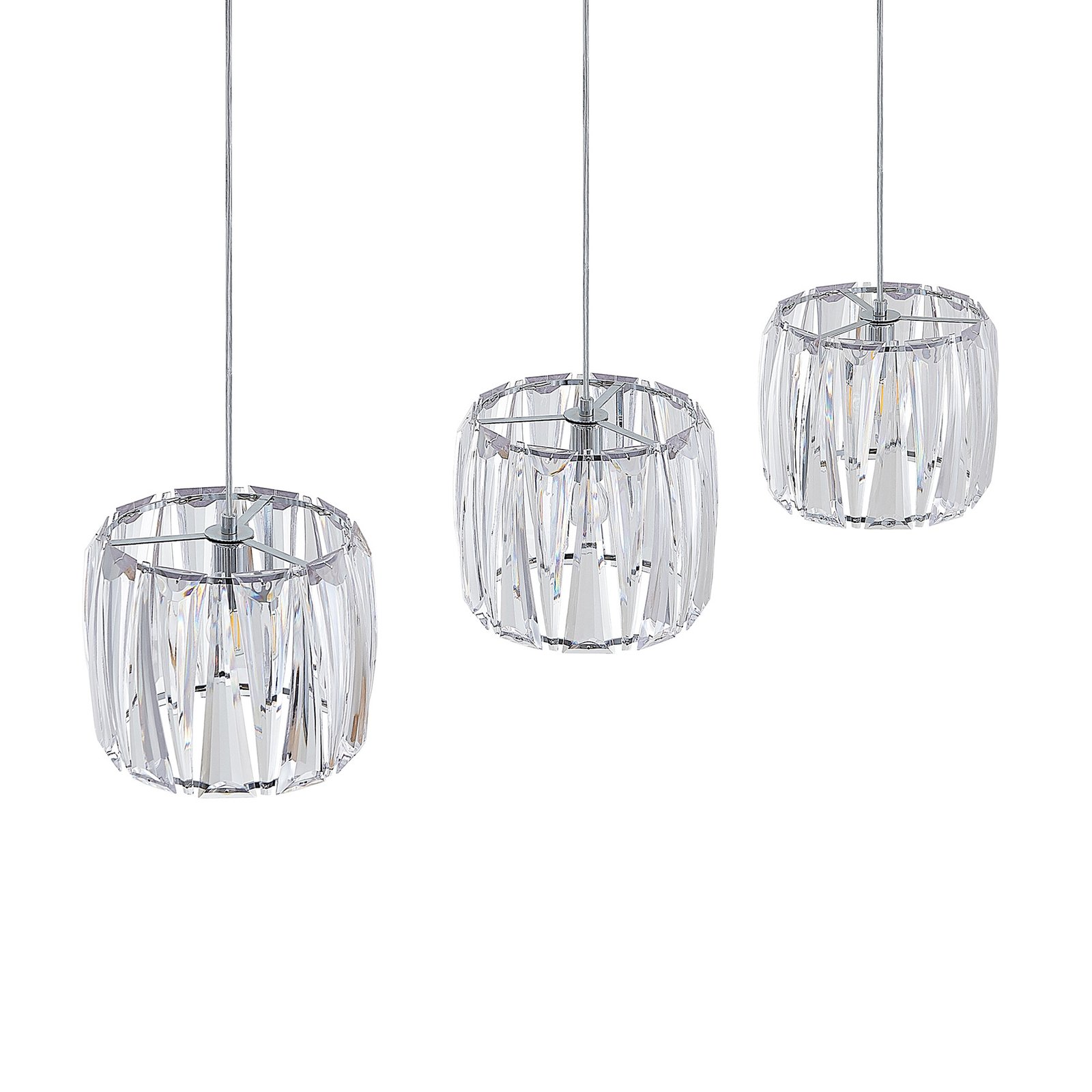 Sofia Závěsné Světlo Transparent/Chrome - Lindby
