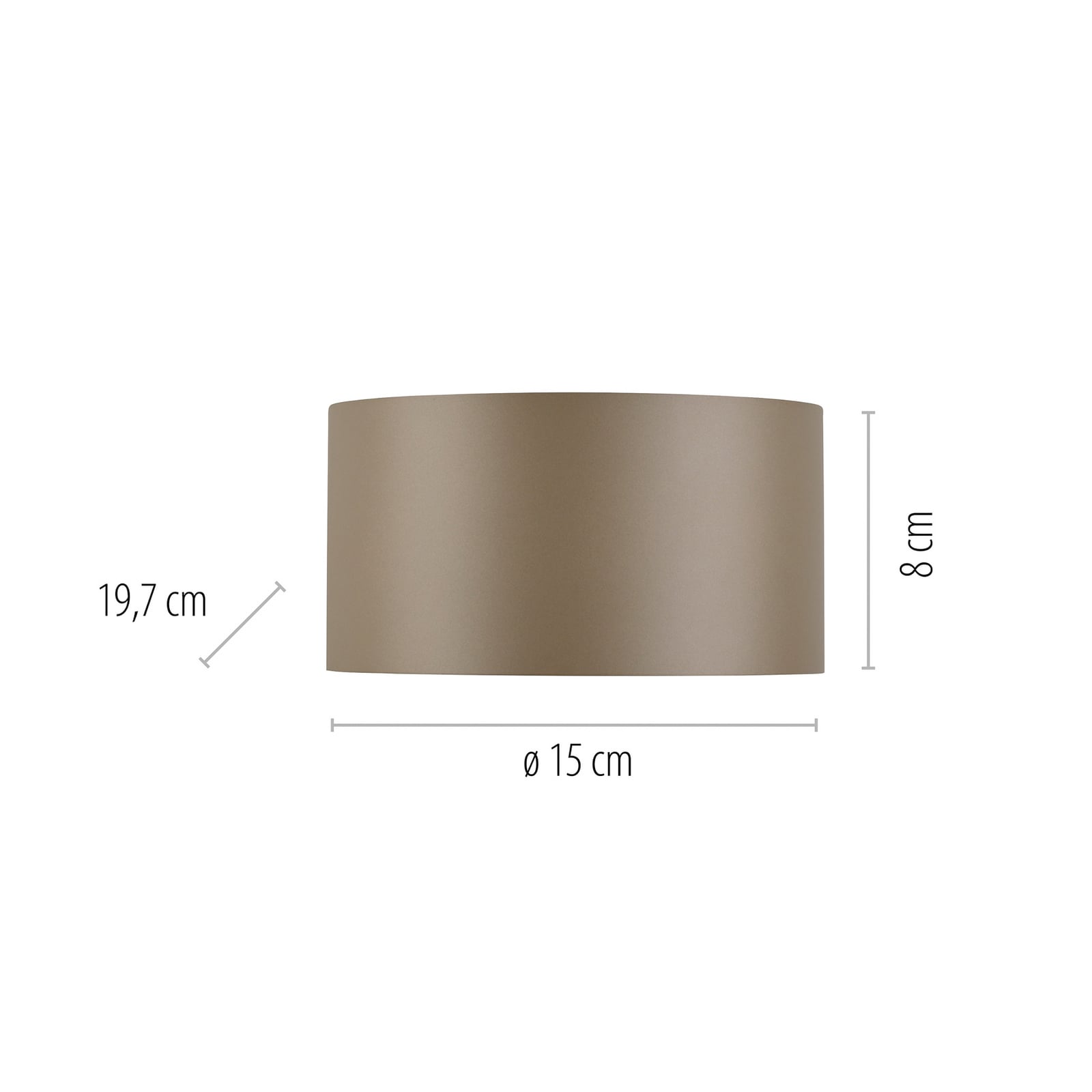 Clipse LED-Wandleuchte, bronce, Aluminium, Ø 15 cm - PURE Clipse LED-Wandleuchte, bronce, Aluminium, Ø 15 cm - PURE