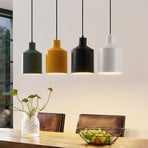 Lindby pendant light Tirane, colourful, metal, length 94 cm, E27