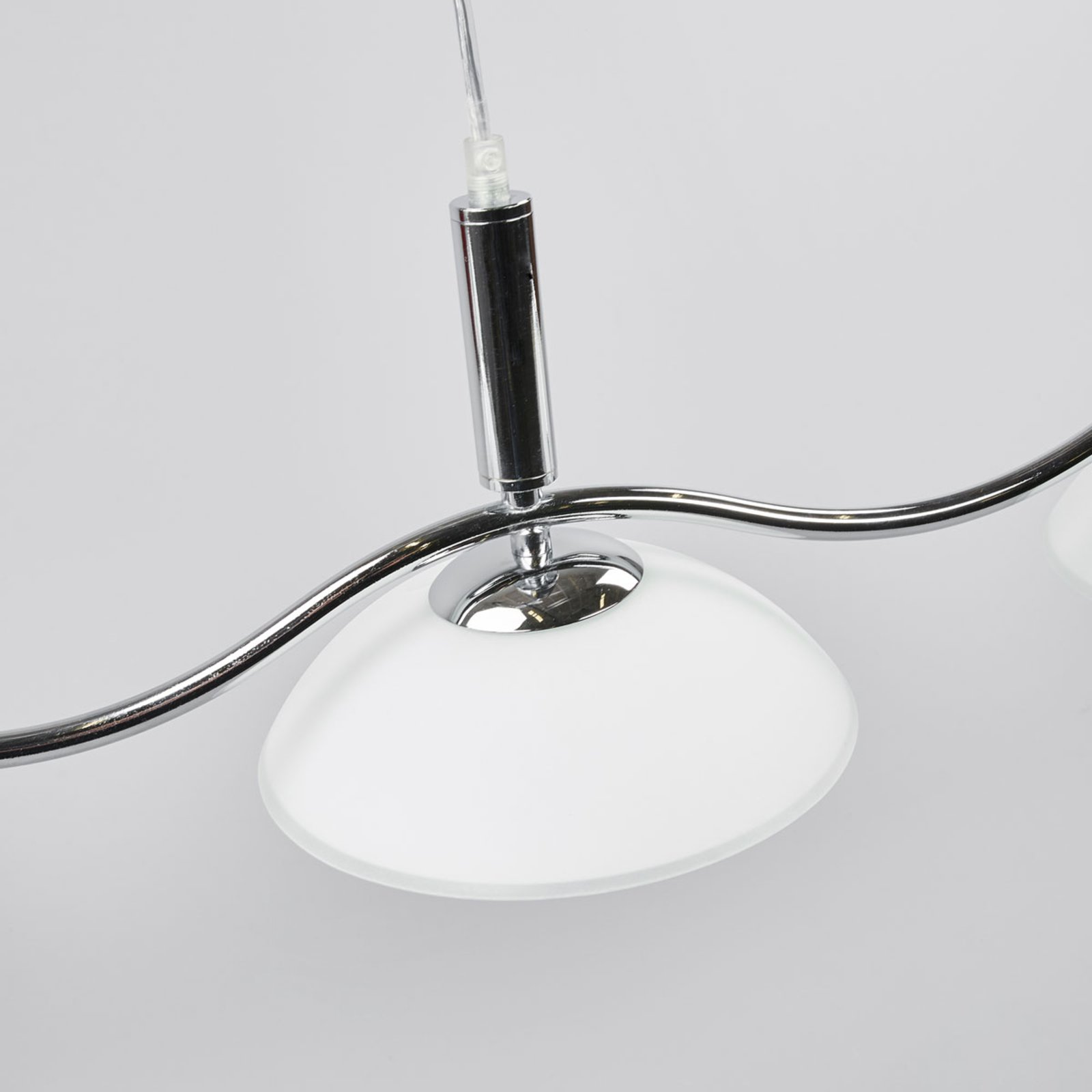Priscilla - gebogen hanglamp, 4-lichts
