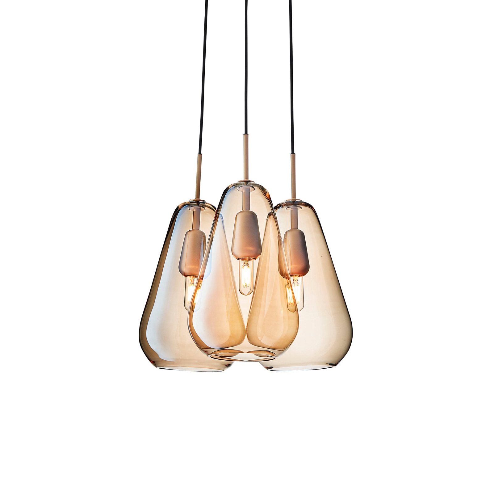 Anoli 3 Candelabru Nordic Gold/Gold - Nuura