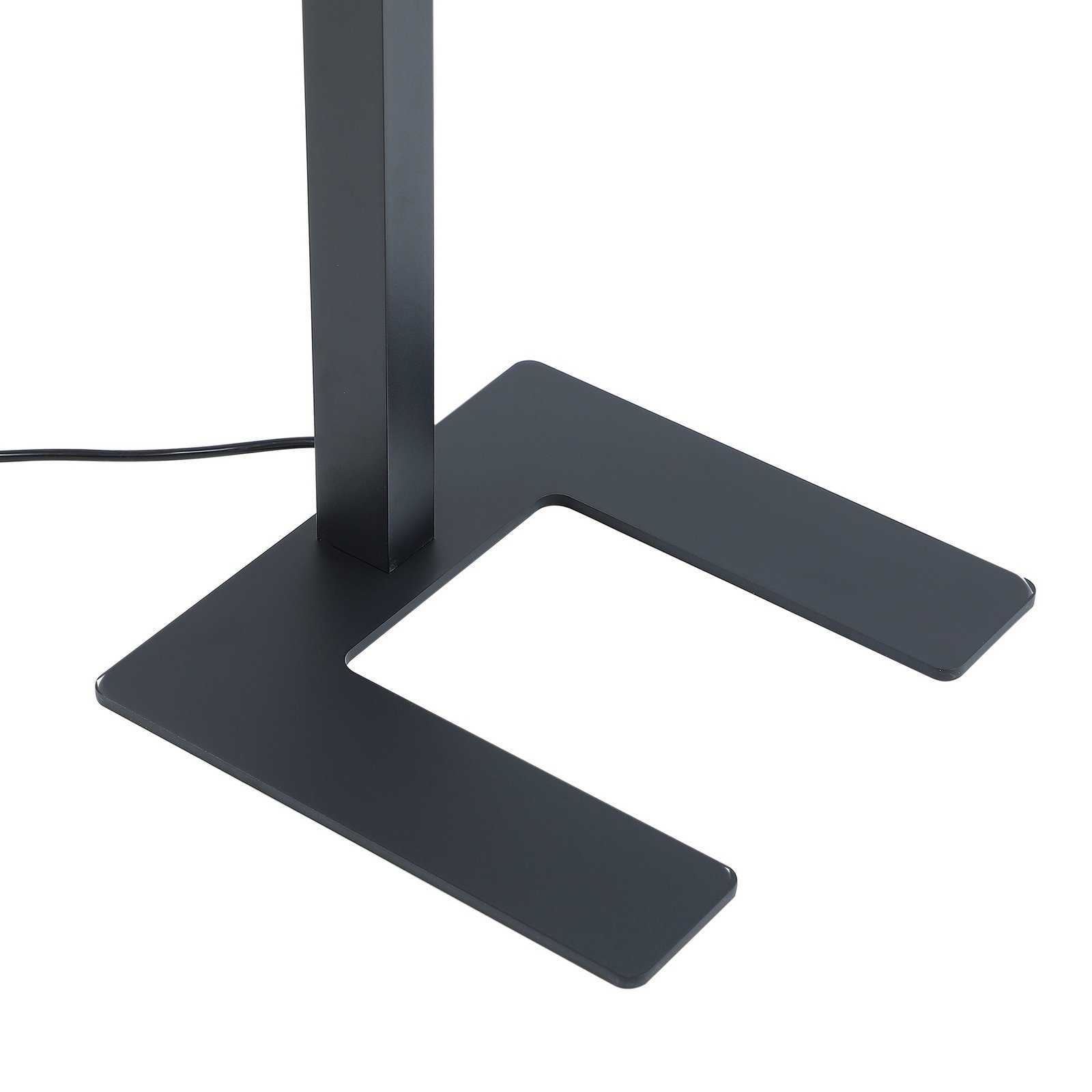 Arcchio LED-Büro-Stehlampe Jolinda, T-Form, schwarz, 4.000 K