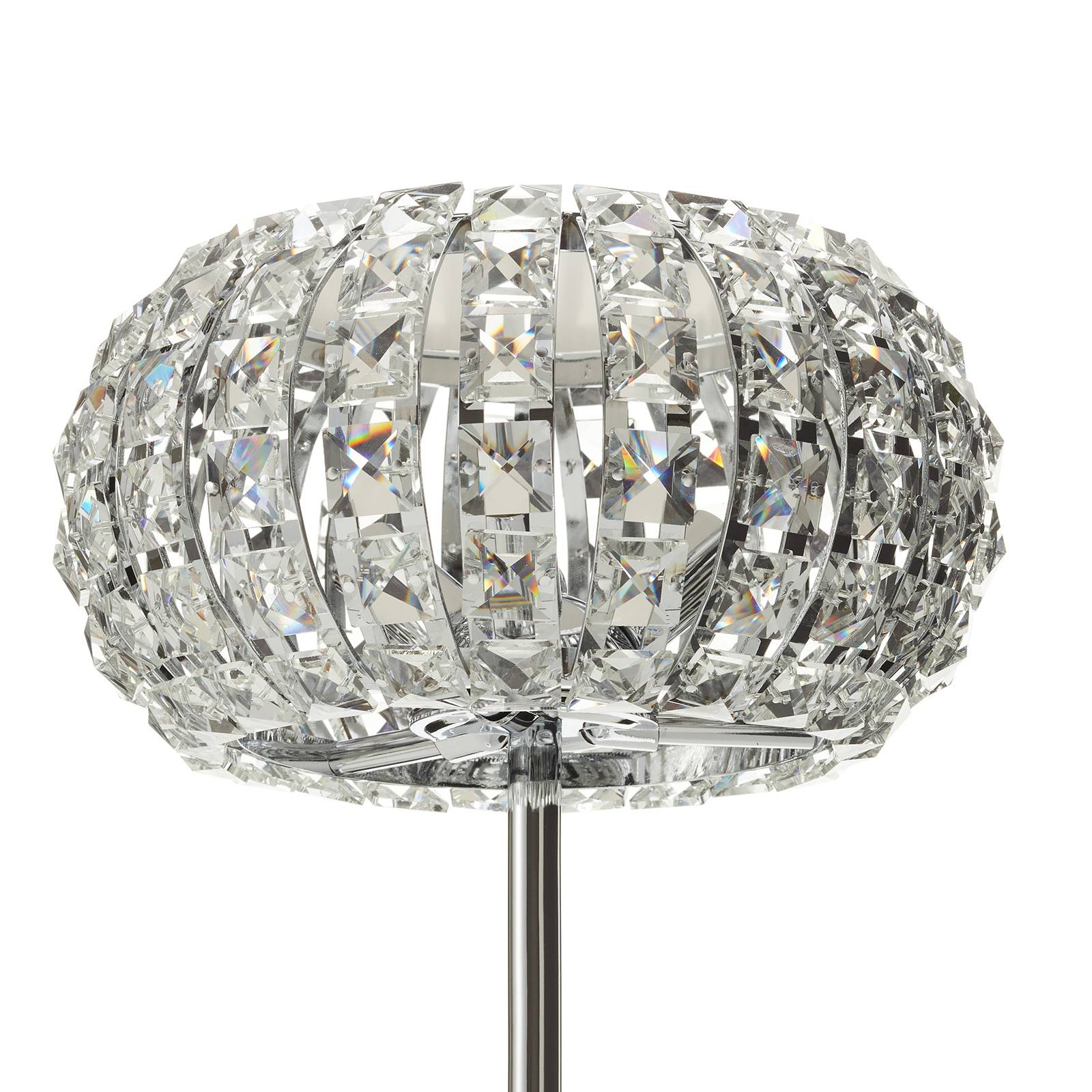 Lampa stołowa DIAMOND z kryształkami, 24 cm