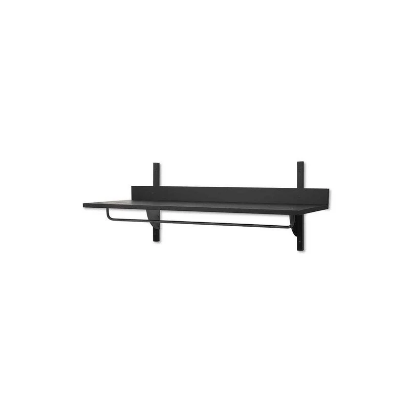 ferm LIVING - Sector Etagère Black Ash/Bl Brass