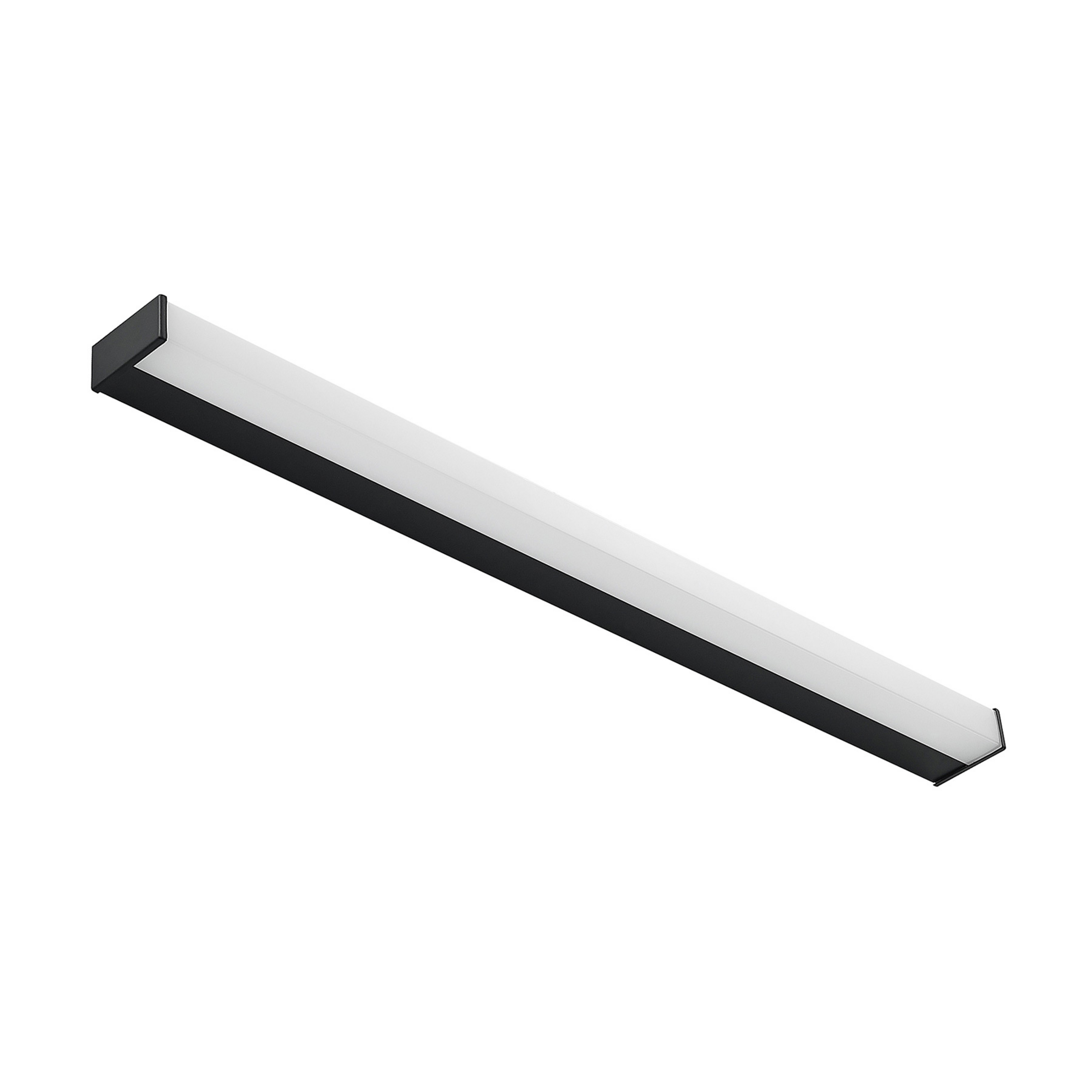 Ulisan LED Candeeiro de Parede IP44 L88,8 Matt Black/White - Lindby