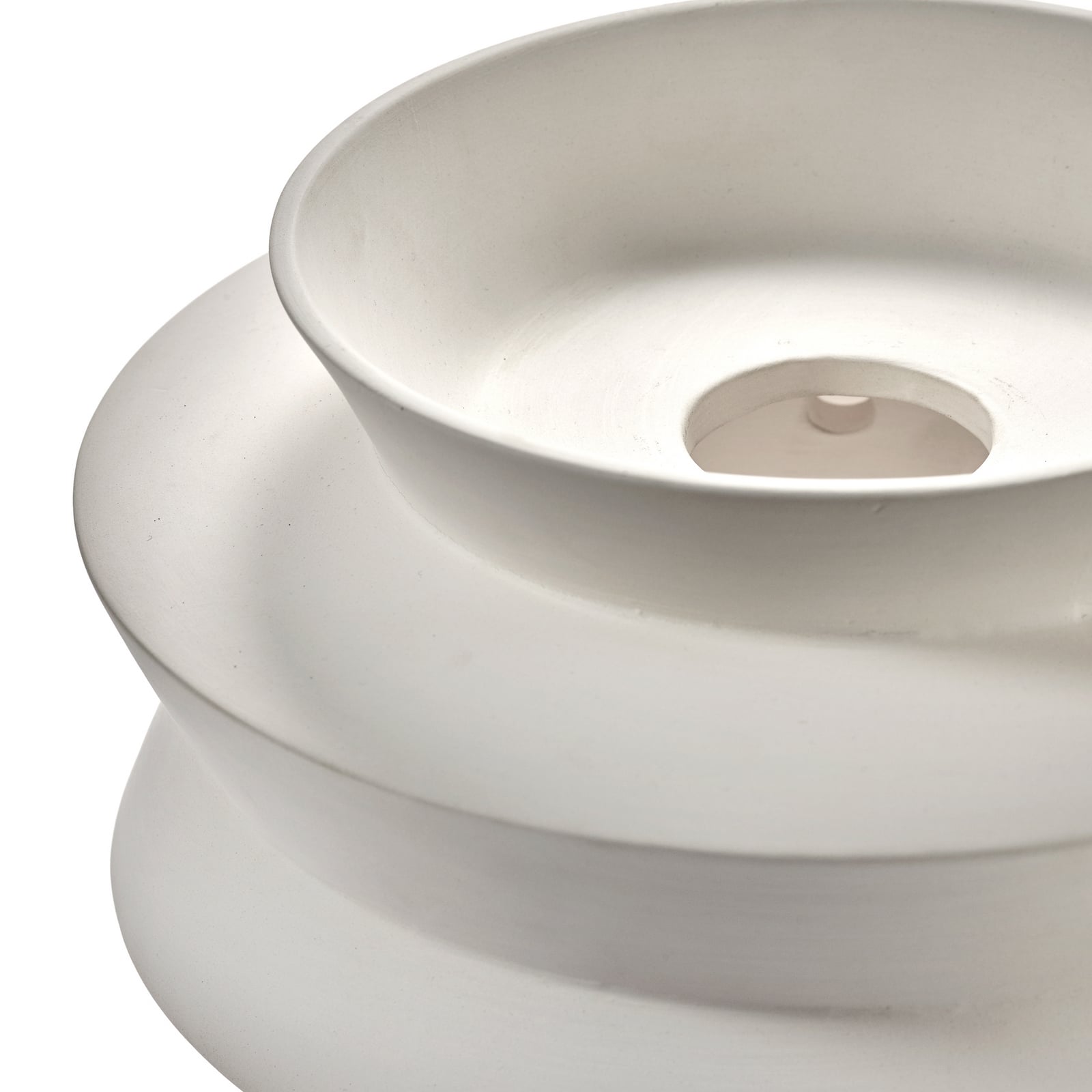 02 M WHITE LEO bordlampe, hvid, højde 40 cm, E27 – Serax
