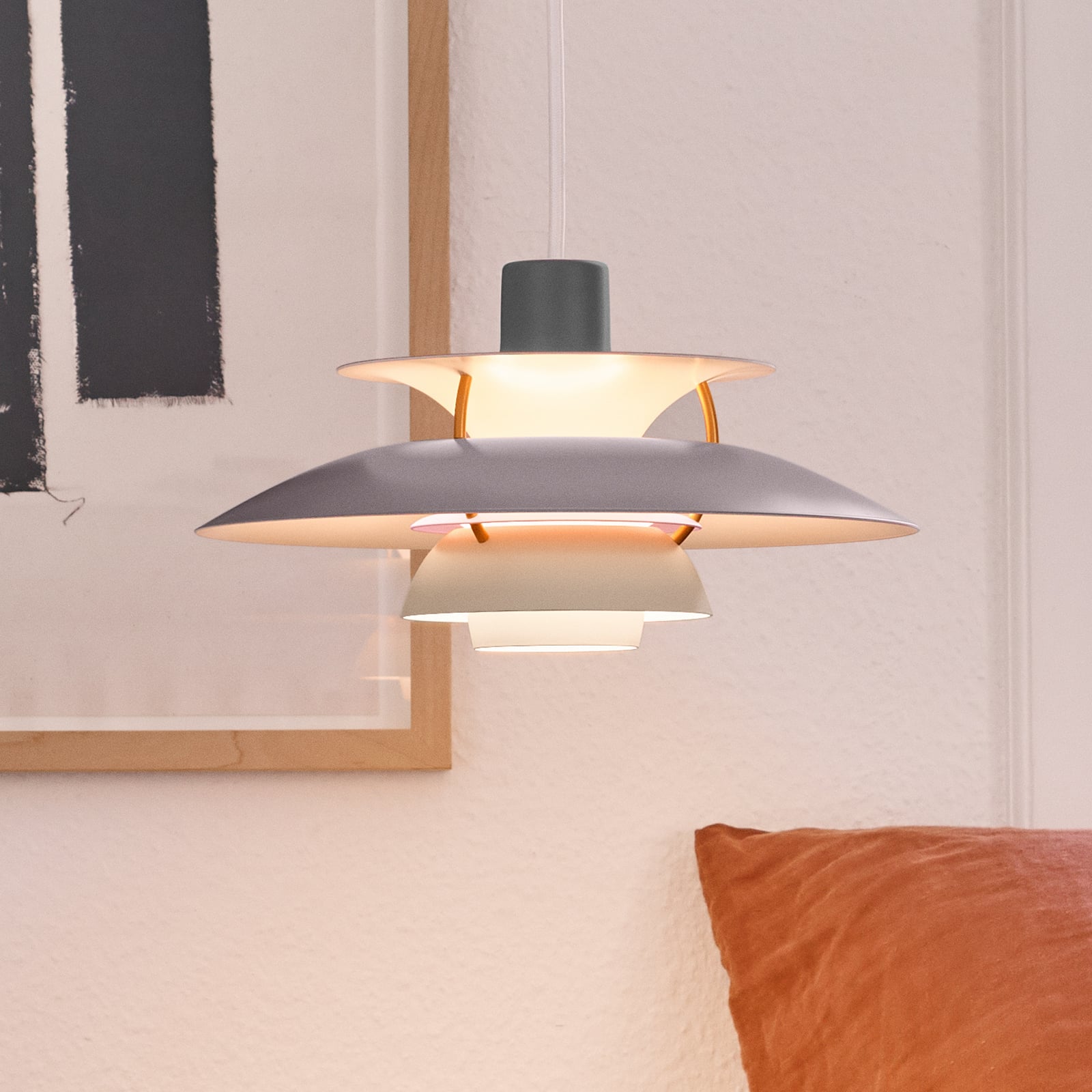 Louis Poulsen PH 5 Mini - viseća lampa, siva