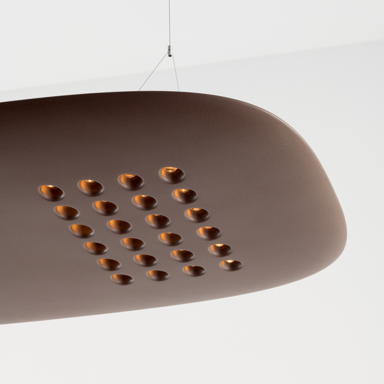 Artemide ALE.01 LED-Hängeleuchte Up/Down 940 braun