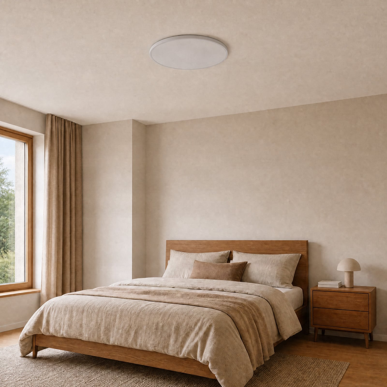 LED-Deckenleuchte Oja Smart, weiß, Ø 60 cm LED-Deckenleuchte Oja Smart, weiß, Ø 60 cm