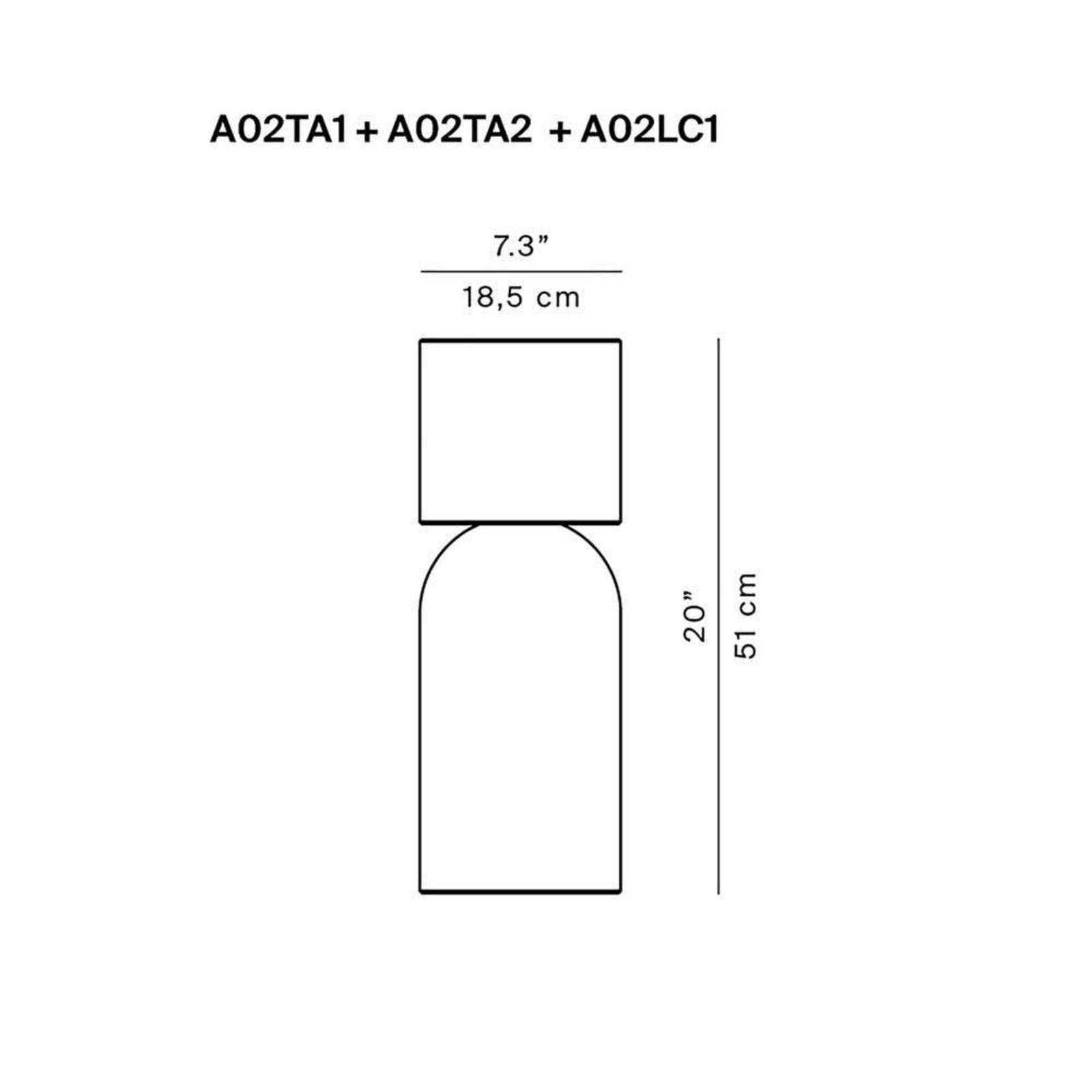 Nui A Lampă de Grădină Concrete - Luceplan