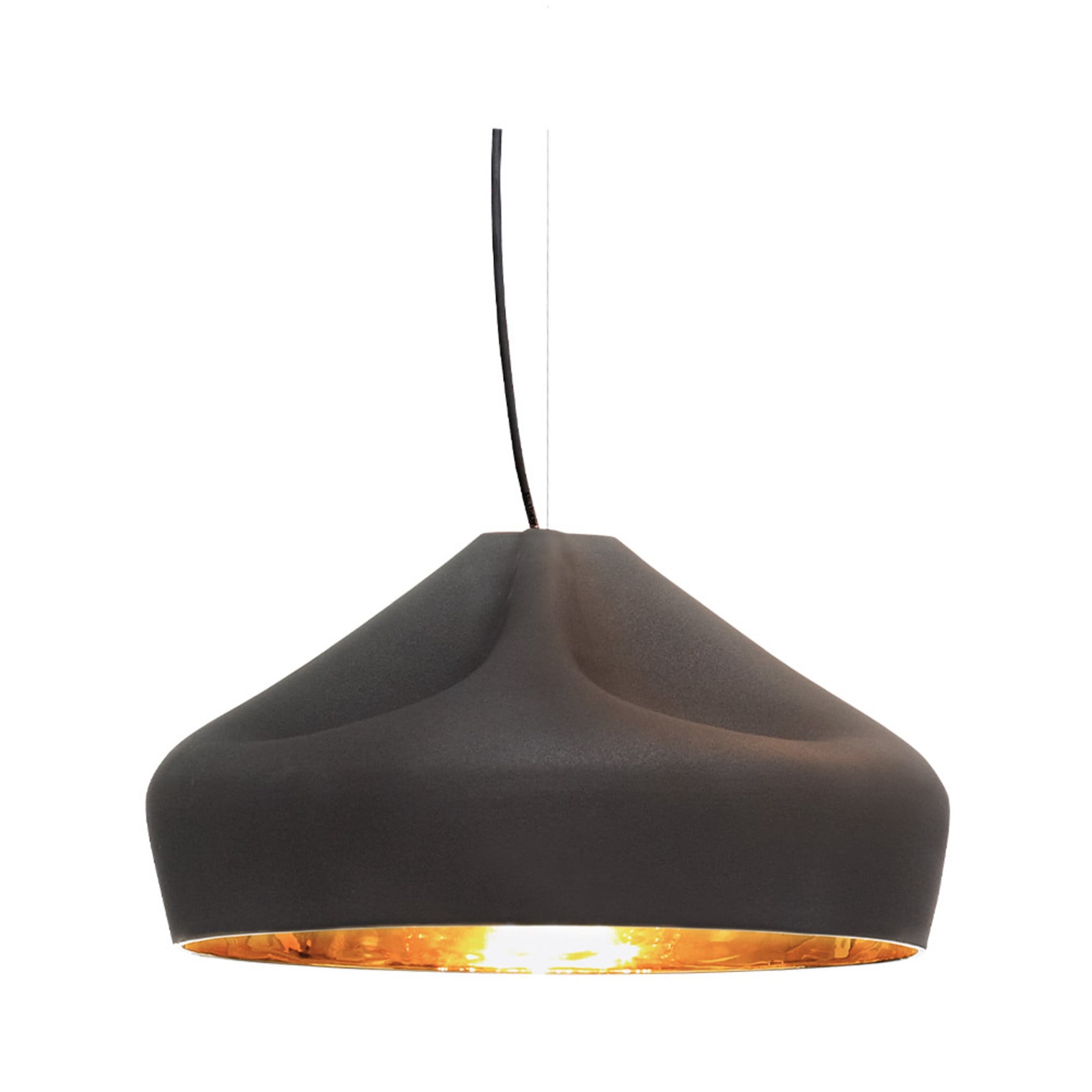 Pleat Box 47 Pendel E27 Sort/Guld MARSET - Spisestue - Keramik