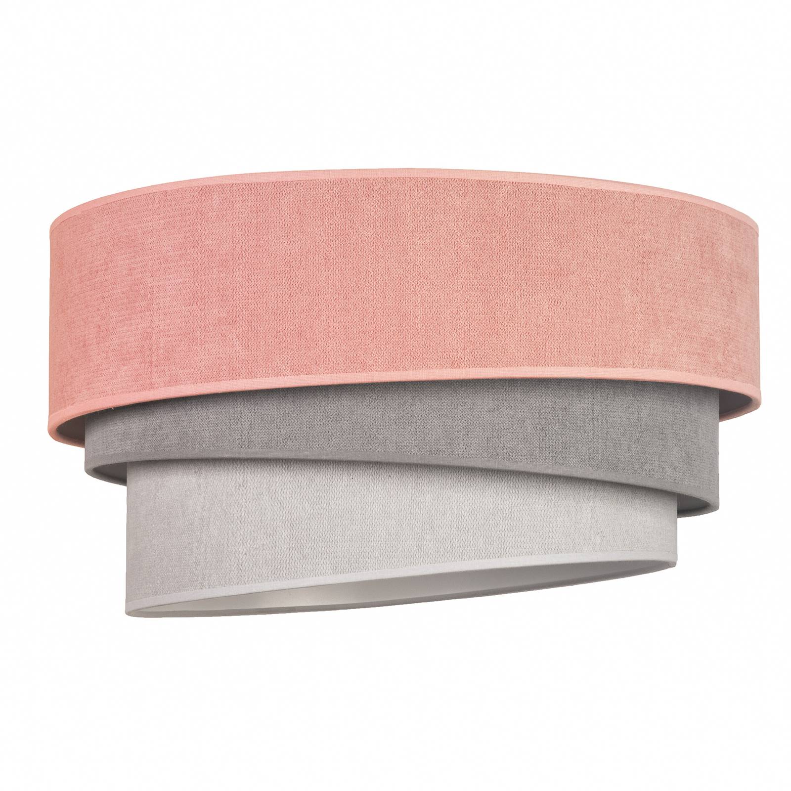 Taklampa Pastell Trio Ø 60 cm pink/grå/ljusgrå