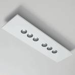 ICONE Confort LED-Deckenleuchte, rechteckig, weiß
