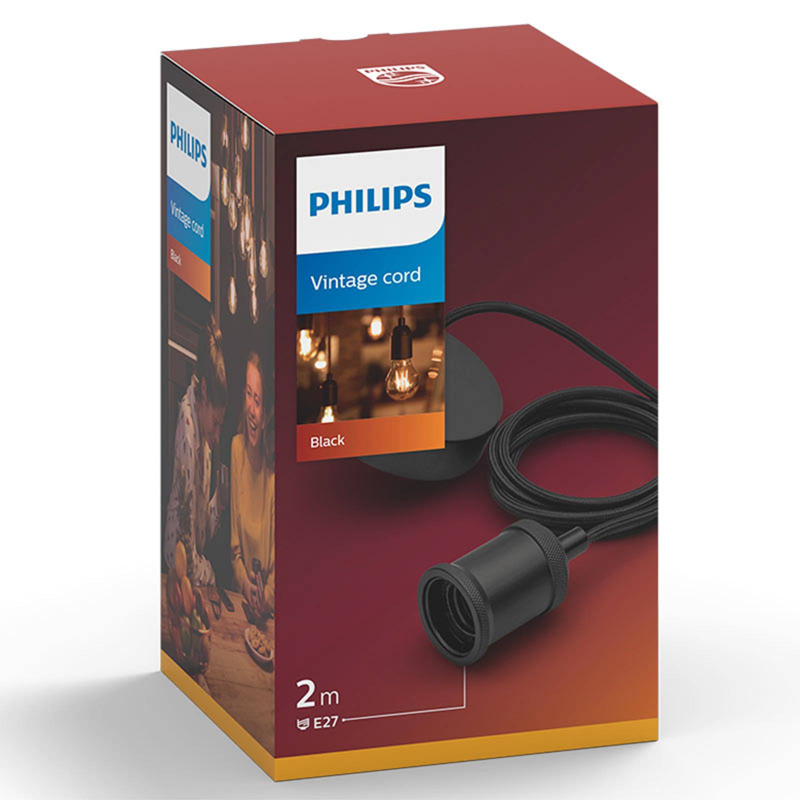 Philips myLiving Evan żyrandol czarny