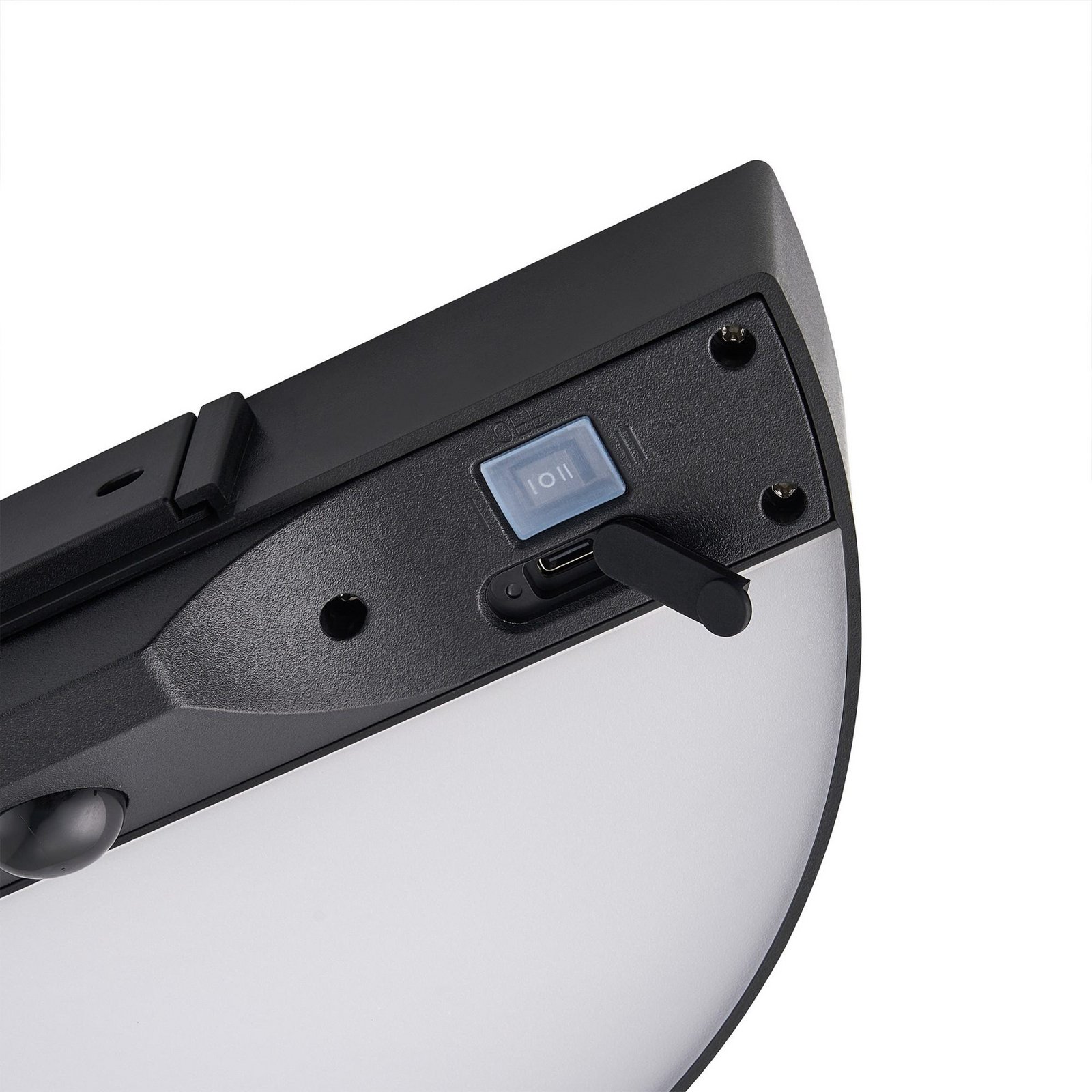 LED-Solar-Außenwandleuchte Monay Round, schwarz, IP44