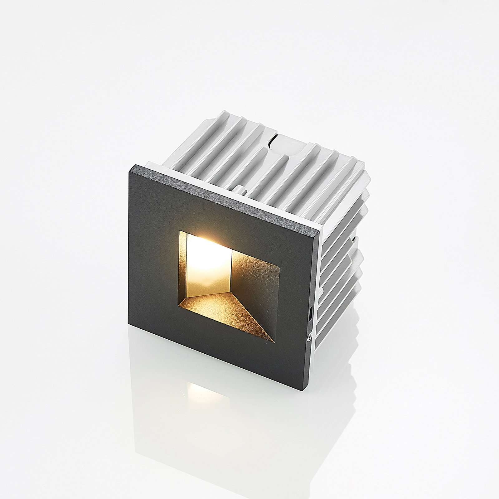 Zamo Inbyggdsvägglampa IP65 Black - Arcchio