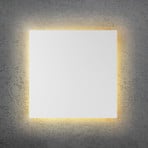 LED-Wandleuchte BLADE Q, weiß, 44 x 44 cm, Metall, dimmbar