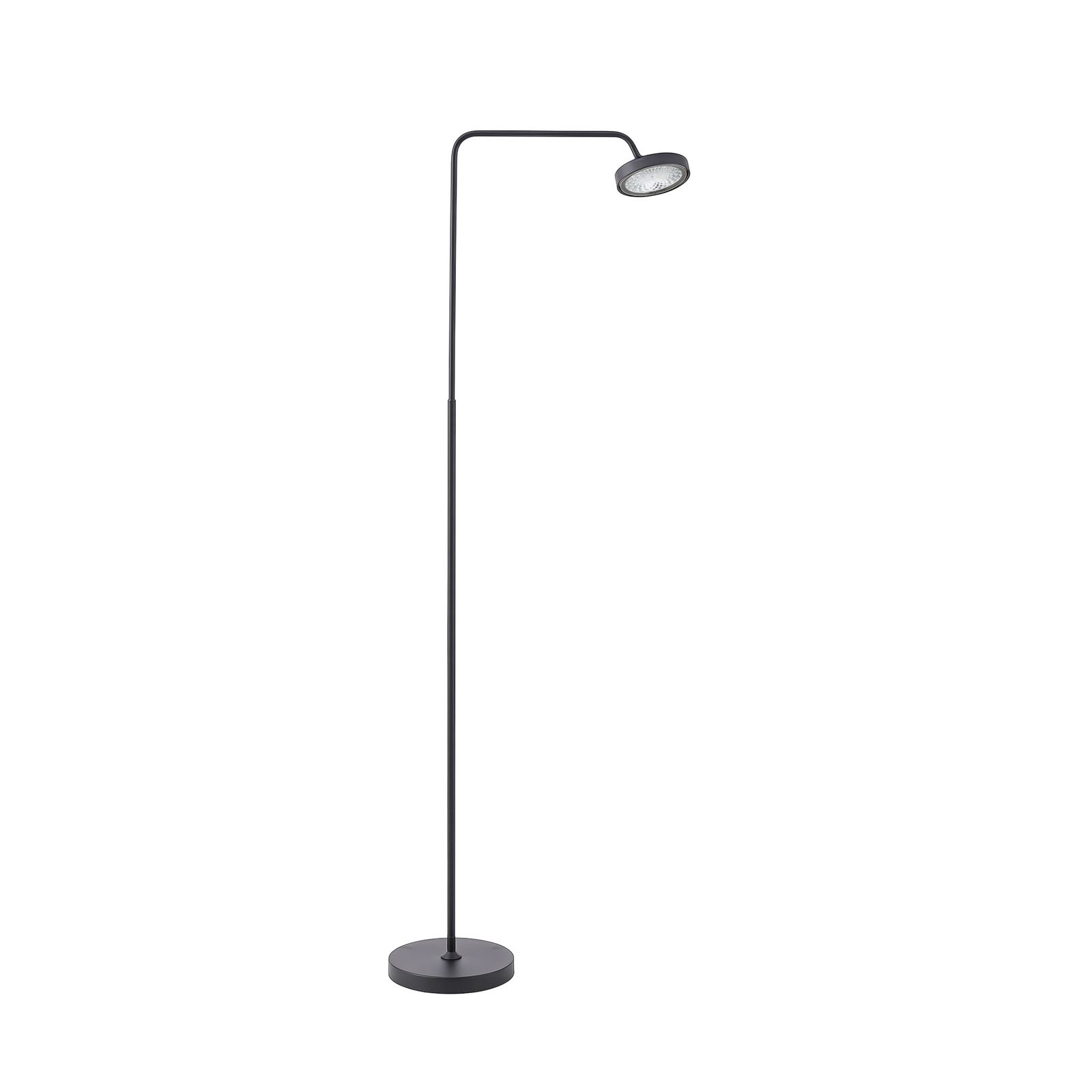 Lampa stojąca LED Nivo, czarna, wysokość 120 cm, ściemniacz 50° – Sigor