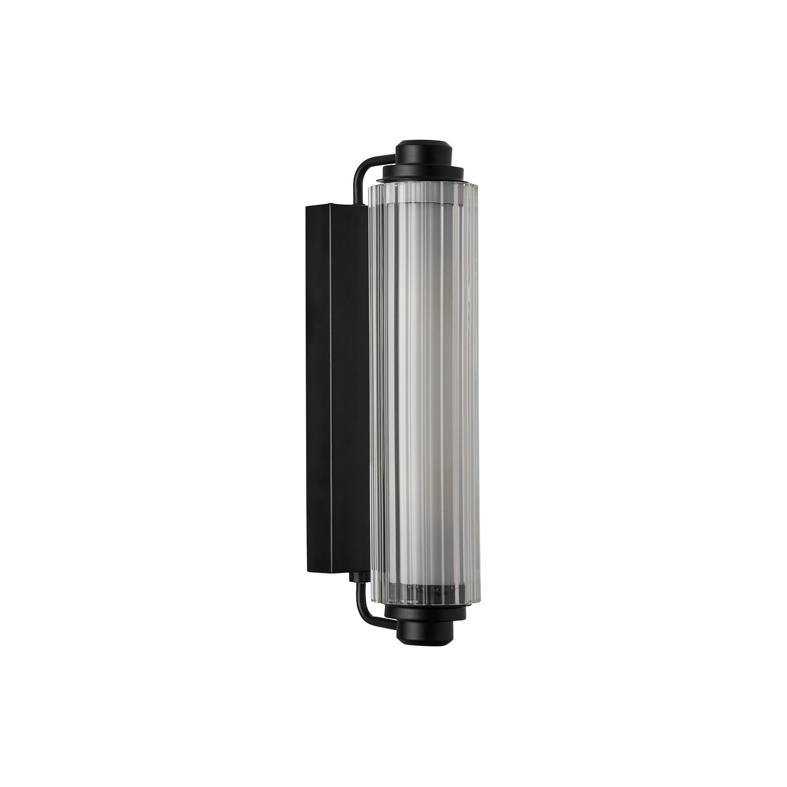 Nimal Double Aplică de perete, negru, IP44, plastic, metal - Nordlux