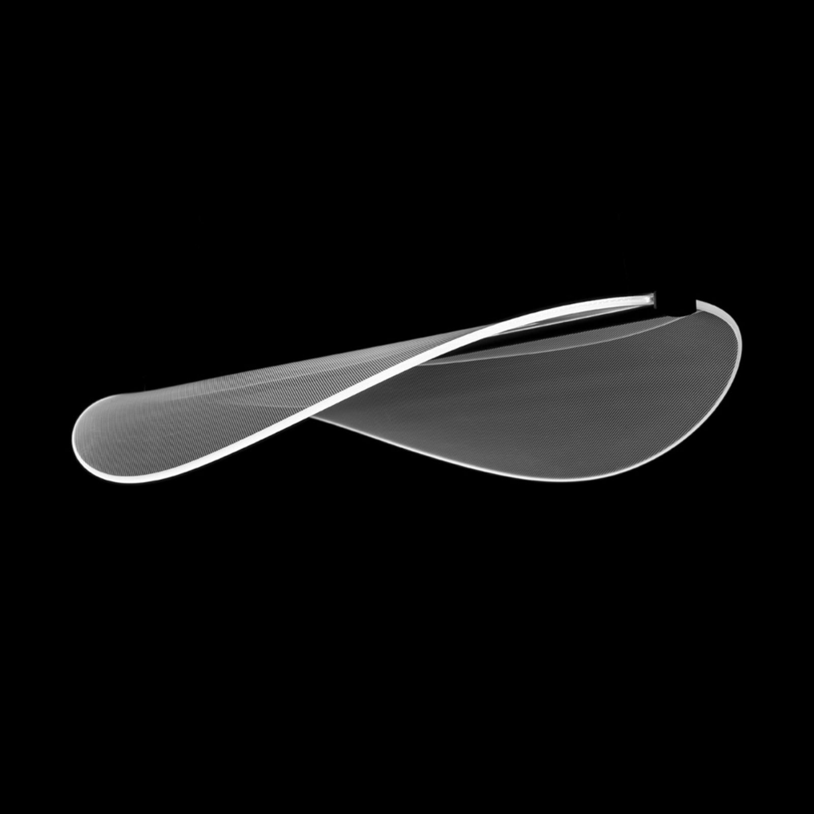 Lampada LED a sospensione Diphy, lunghezza 75,6 cm, bianco - Stilnovo