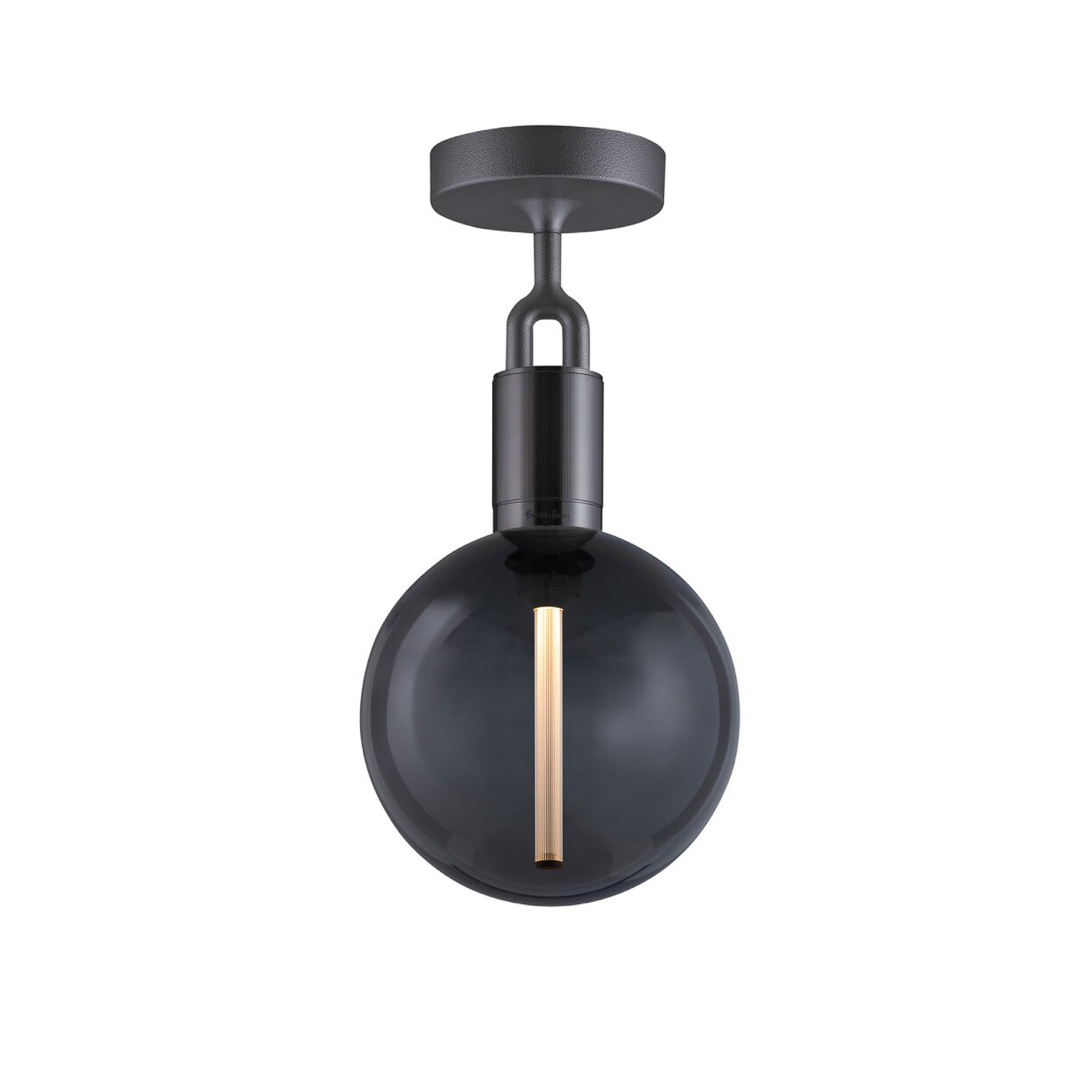 Buster + Punch haarukoitu Gunmetal/lasi savustettu Ø 20cm
