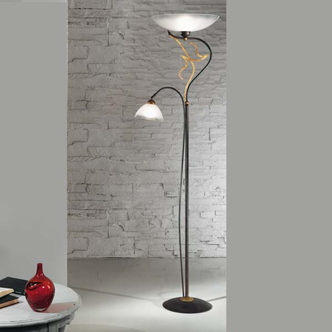 Lampadaire à éclairage indirect AMABILE à liseuse