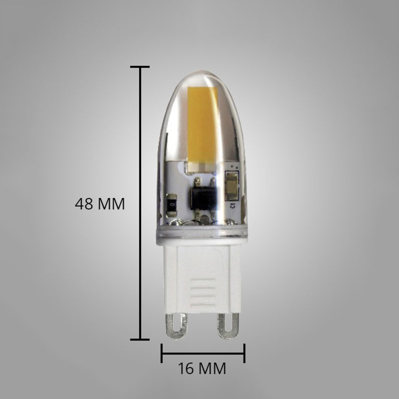 G9 1,6W 828 LED stiftlamp