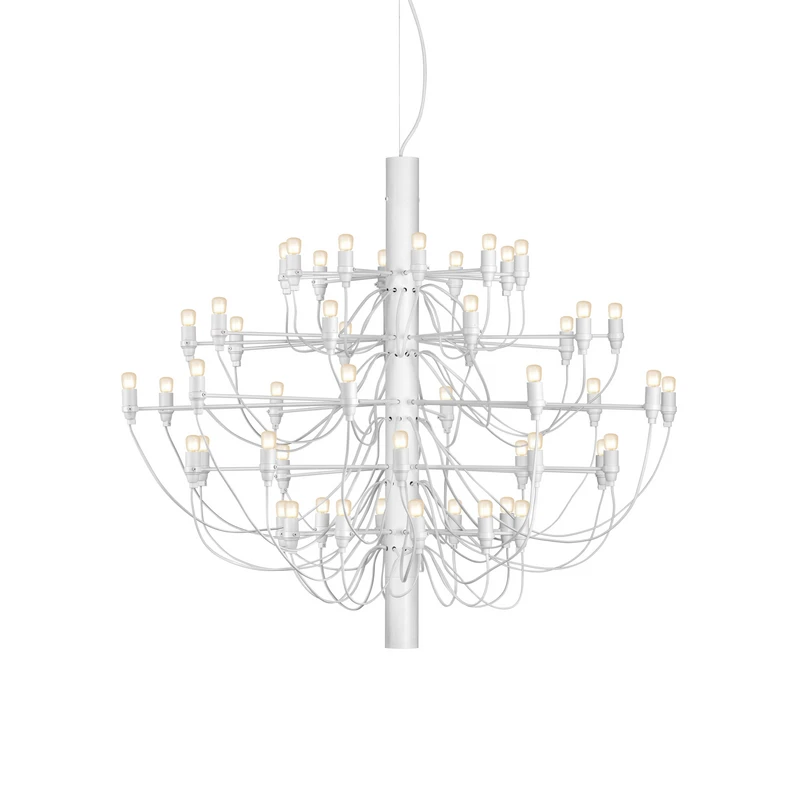 FLOS – 2097/50 C Pendelleuchte w/Frosted Bulbs Matte White