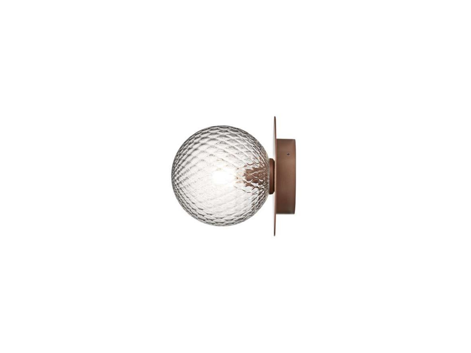 Liila 1 Aplique Exterior Dark Bronze/Optic Clear - Nuura