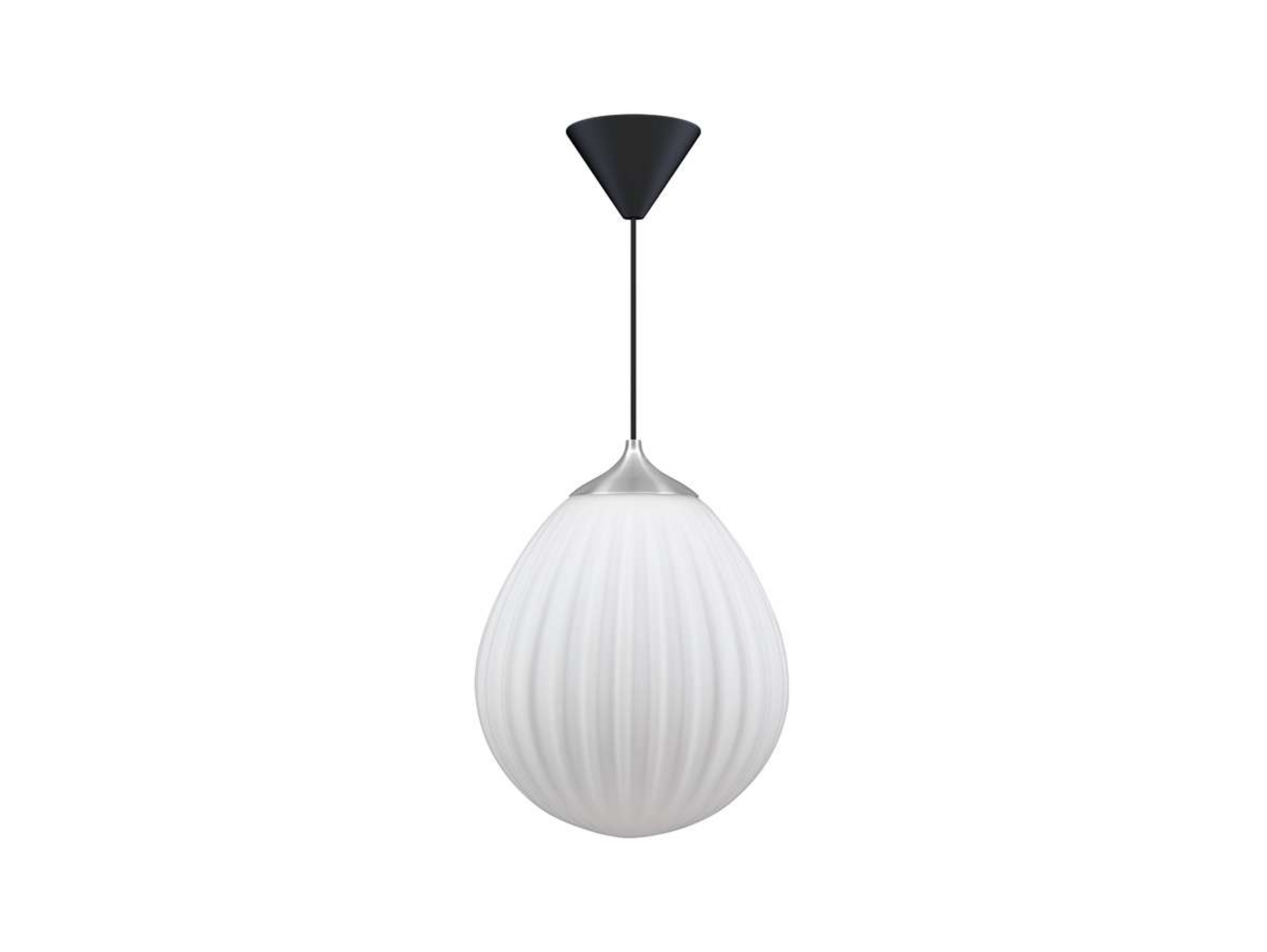 Around the World Pendant Medium White/Steel/Black - UMAGE
