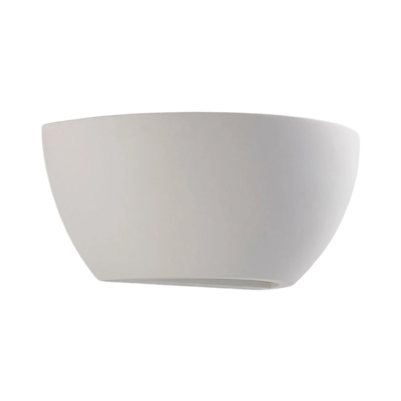 Lindby seinalamp Jimmy, valge, kips, poolringikujuline, 24 cm, E14