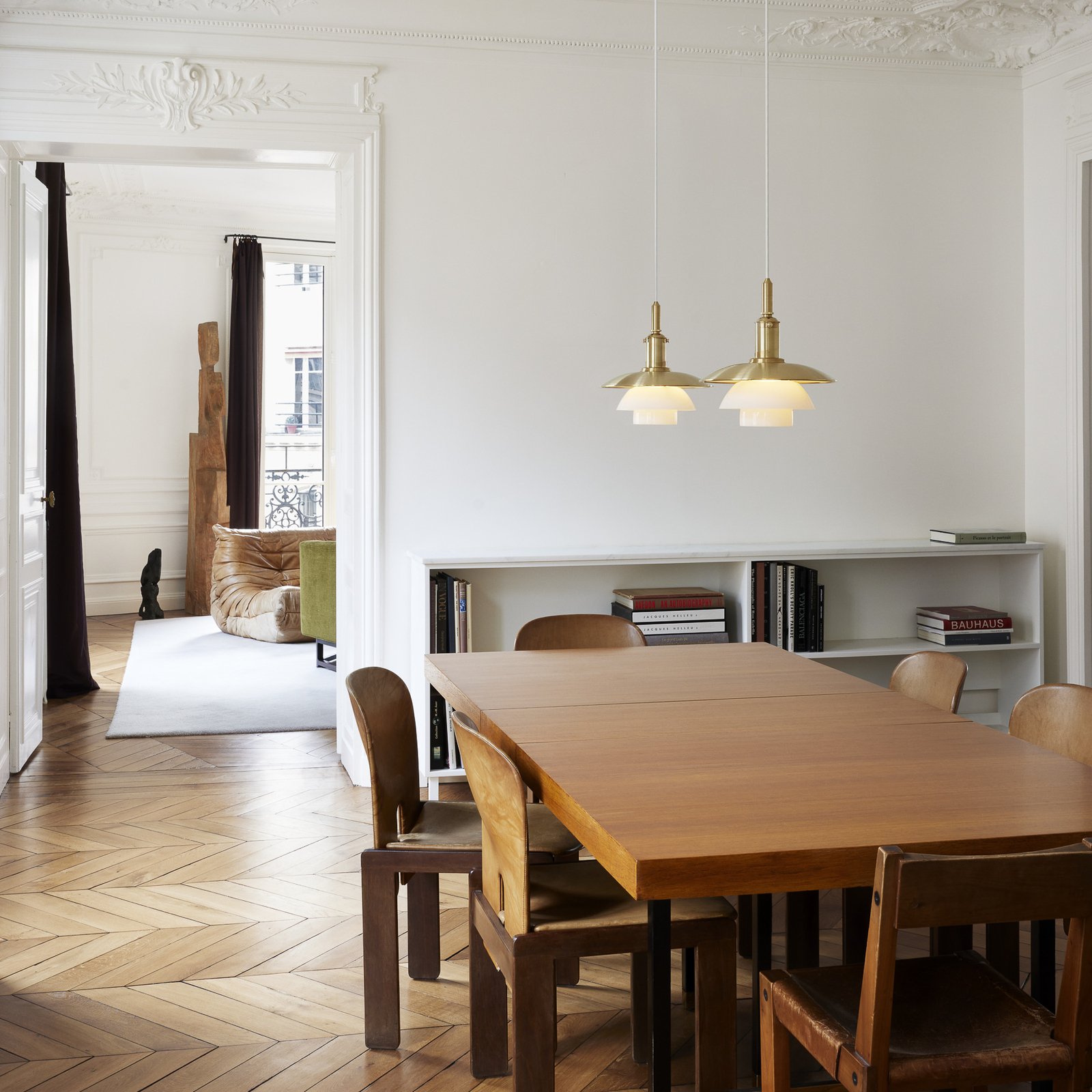PH 3/3 Lampa Wisząca Limited Edition Brass/Opal - Louis Poulsen