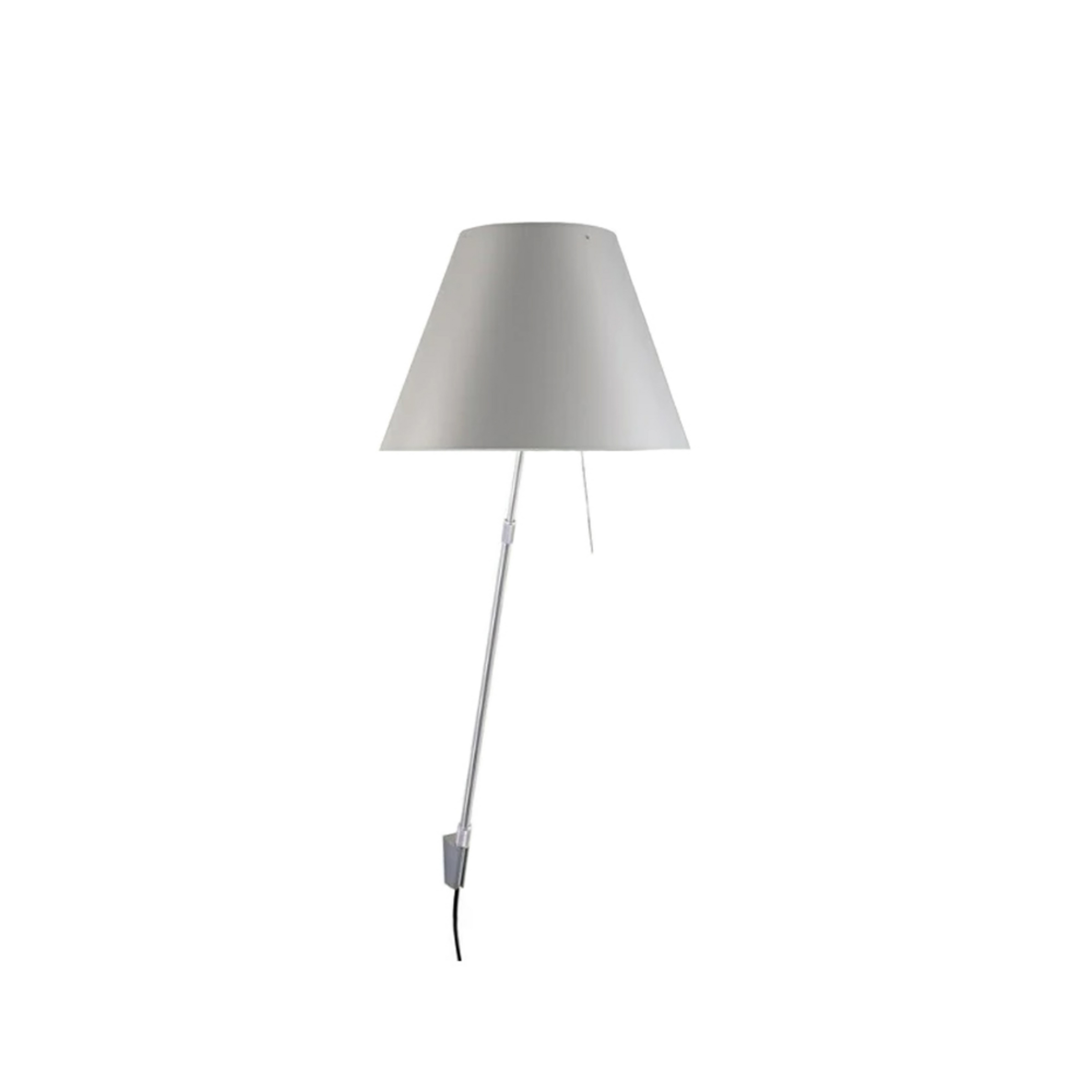Costanza Applique Murale avec Variateur Aluminium/ Blanc Mystique - Luceplan