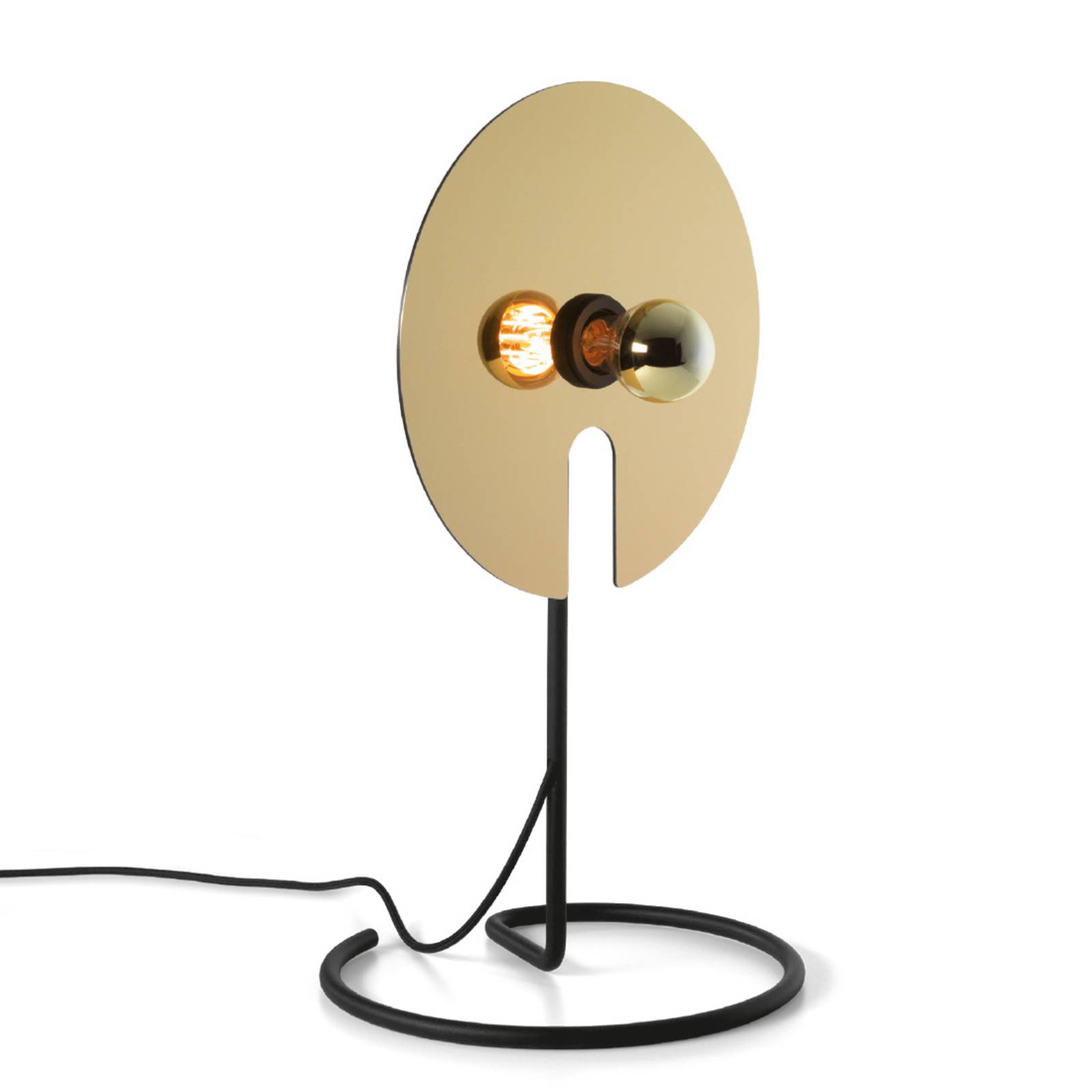 Wever & Ducré Lighting WEVER & DUCRÉ Stolní lampa Mirro 1.0 černá/zlatá