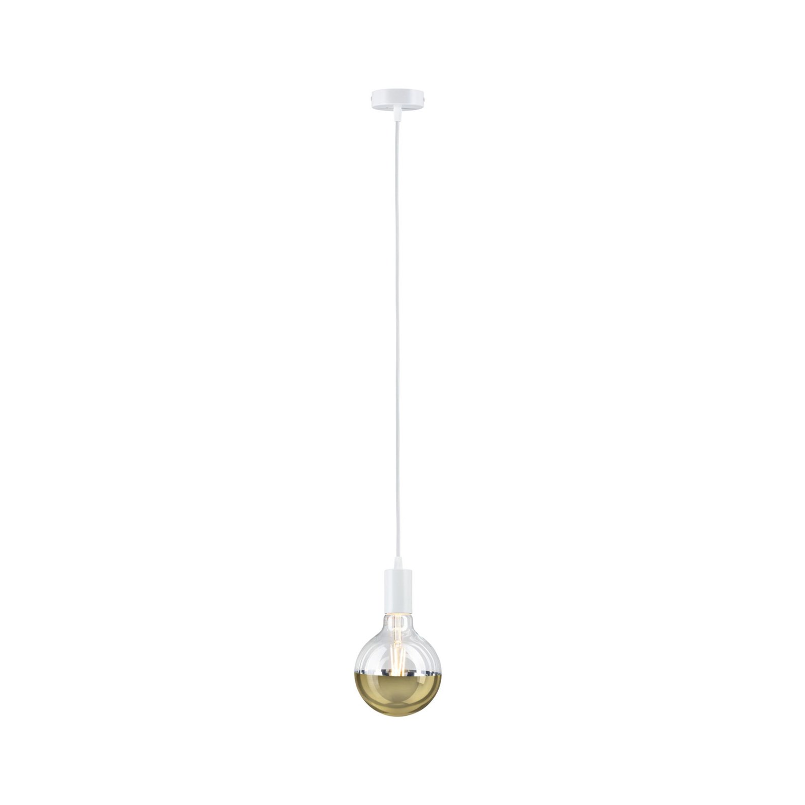 Paulmann Ravi pendant socket E27, matt white