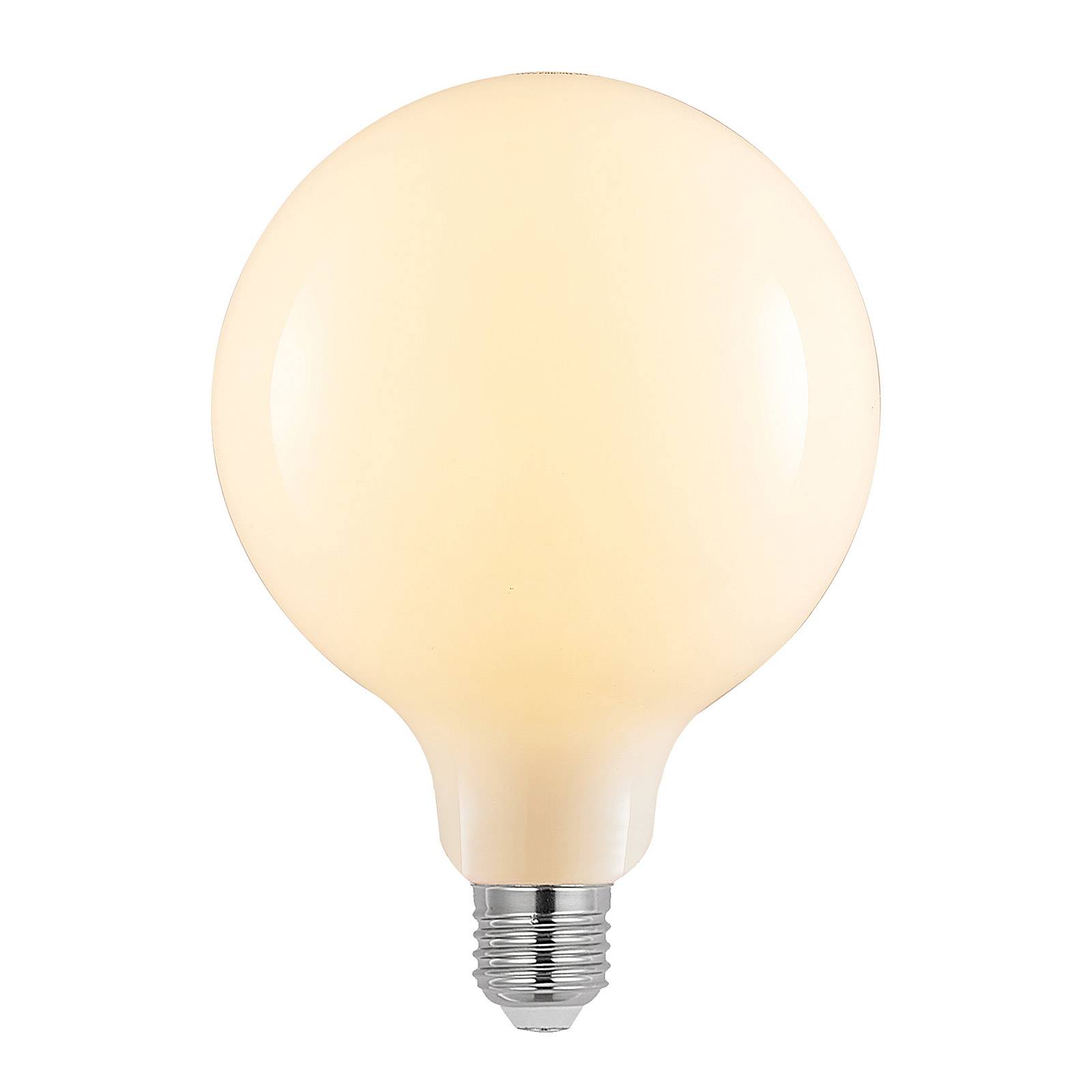 Ampoule LED E27 8 W 2 700 K G125 globe opale