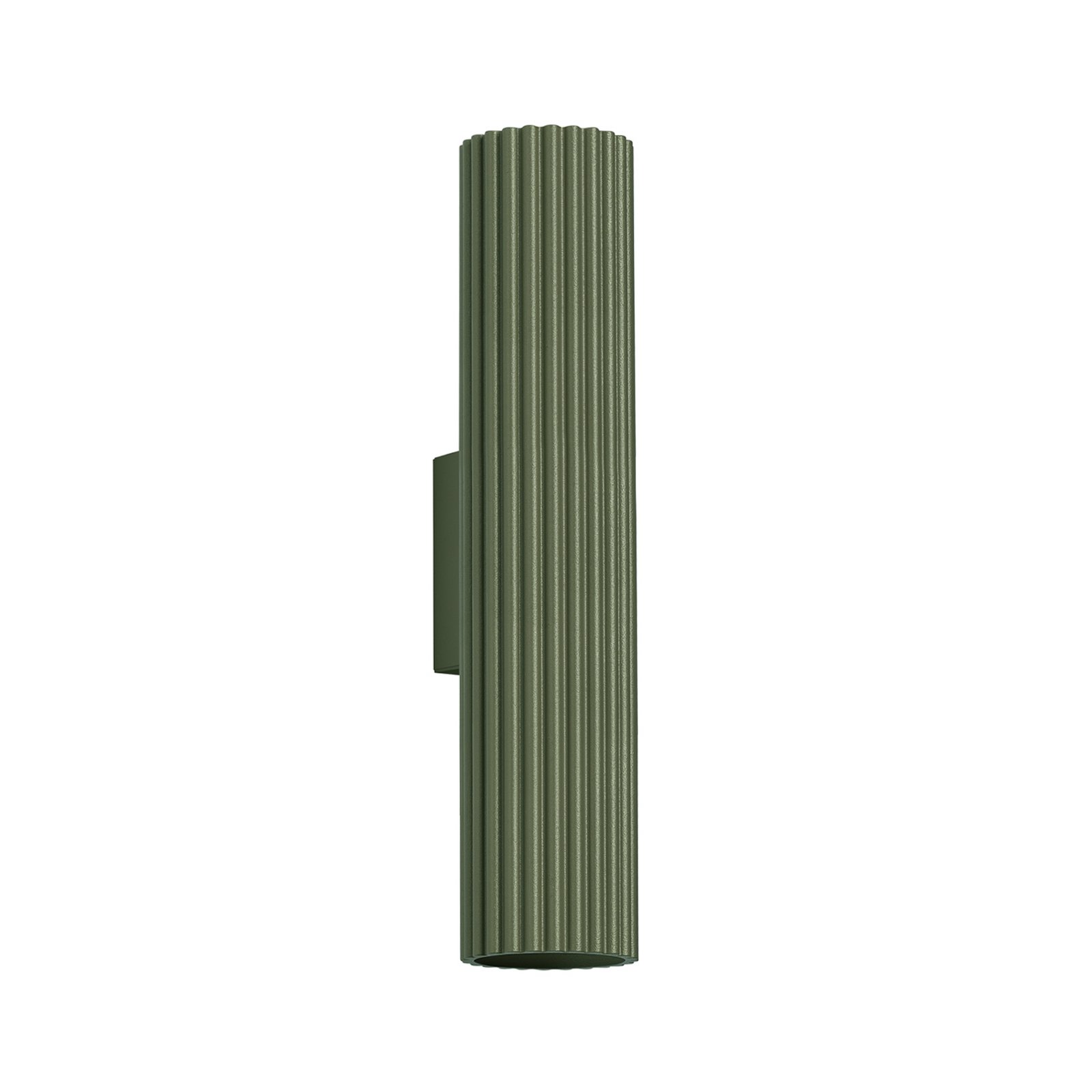 Wandleuchte ALORA, Höhe 30 cm, olivgrün, Metall, 2 x GU10